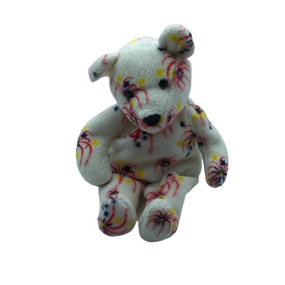 Salvino's Bammers Teddy Bear Plush Vintage Griffey Jr. #24 MLB Baseball July 4th - Picture 1 of 2